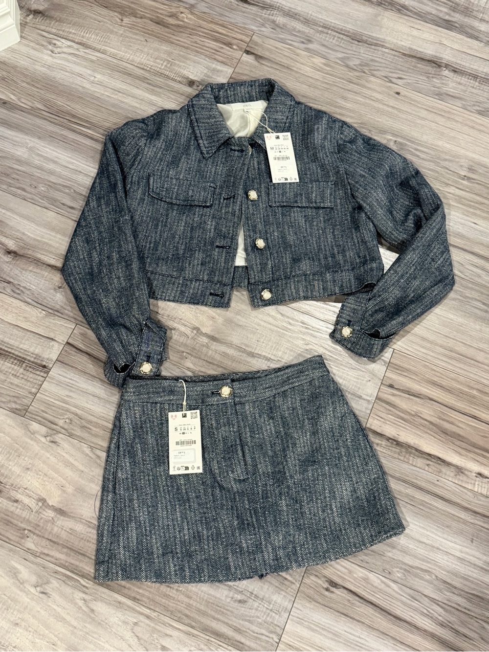 Zara Jacket and Skort in Blue